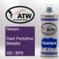 Preview: Nissan, Dark Portofino Metallic, XB / BP5: 400ml Sprühdose, von ATW Autoteile West.